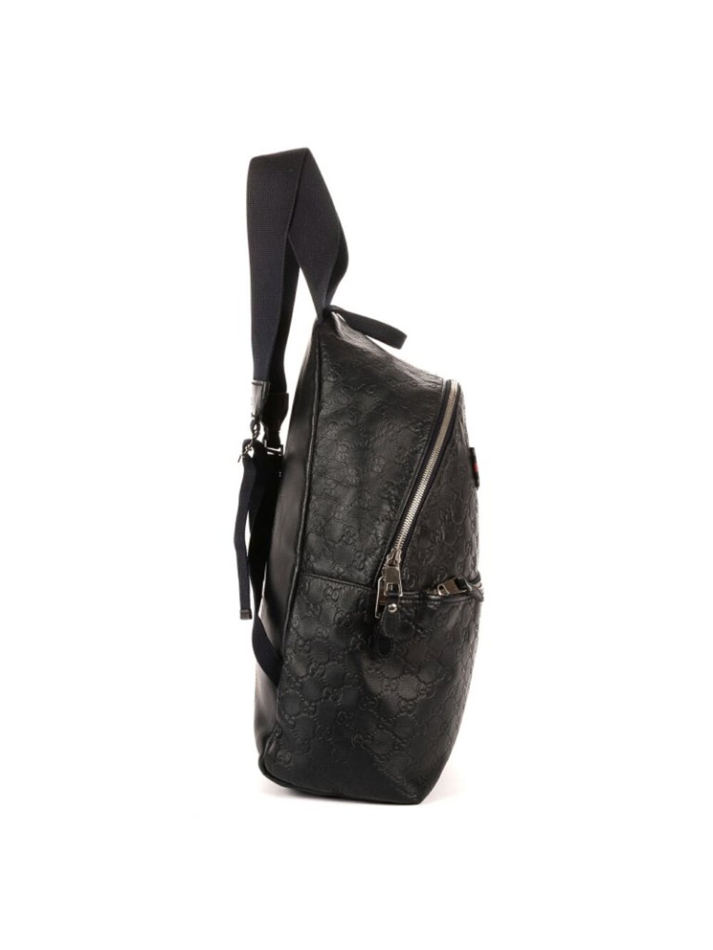 Gucci Rider Backpack Navy Guccissima - Picture 4 of 11